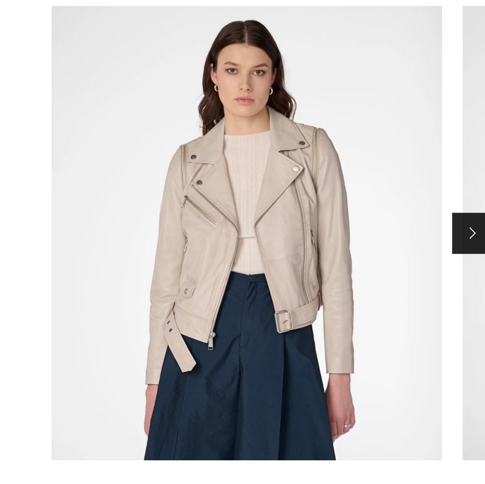 NWT Camila Covertible 2 in 1 Genuine Leather Moto Jacket [NWT]